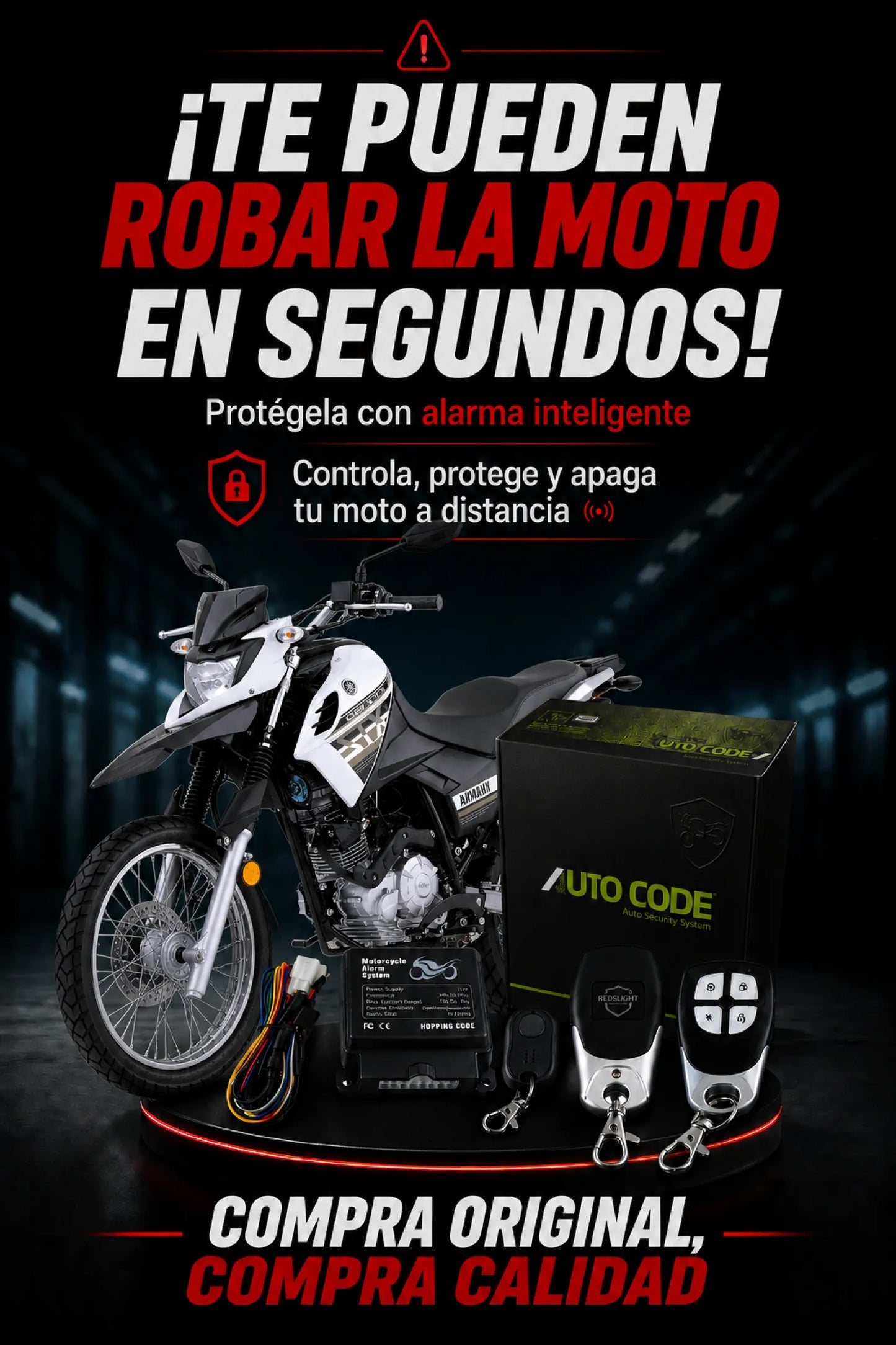 ALARMA INTELIGENTE CON SENSOR DE PROXIMIDAD, PROTECCIÓN ELÉCTRICA Y PROTECCIÓN DELAY AUTOCODE26
