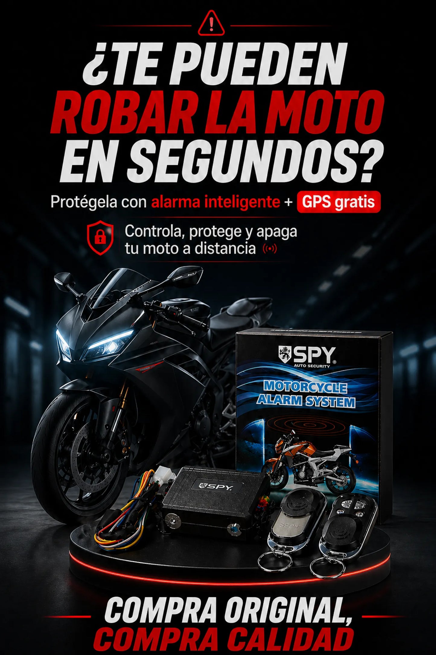 ALARMA INTELIGENTE CON SENSOR DE PROXIMIDAD SPYREF2026